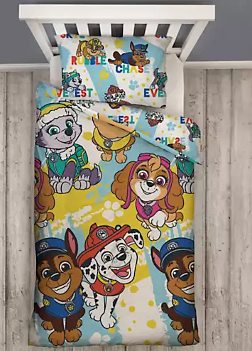 PAW Patrol Splodge Single Rotary Duvet Cover Set | Kaleidoscope