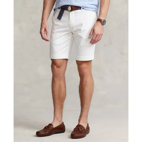 POLO RALPH LAUREN Polo Ralph Lauren 9-Inch Stretch Slim Fit Chino Short - White