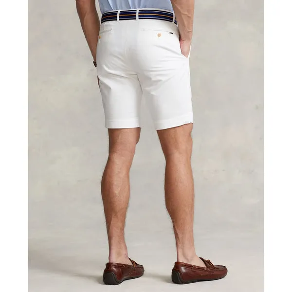 POLO RALPH LAUREN Polo Ralph Lauren 9-Inch Stretch Slim Fit Chino Short - White