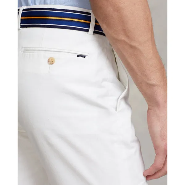 POLO RALPH LAUREN Polo Ralph Lauren 9-Inch Stretch Slim Fit Chino Short - White