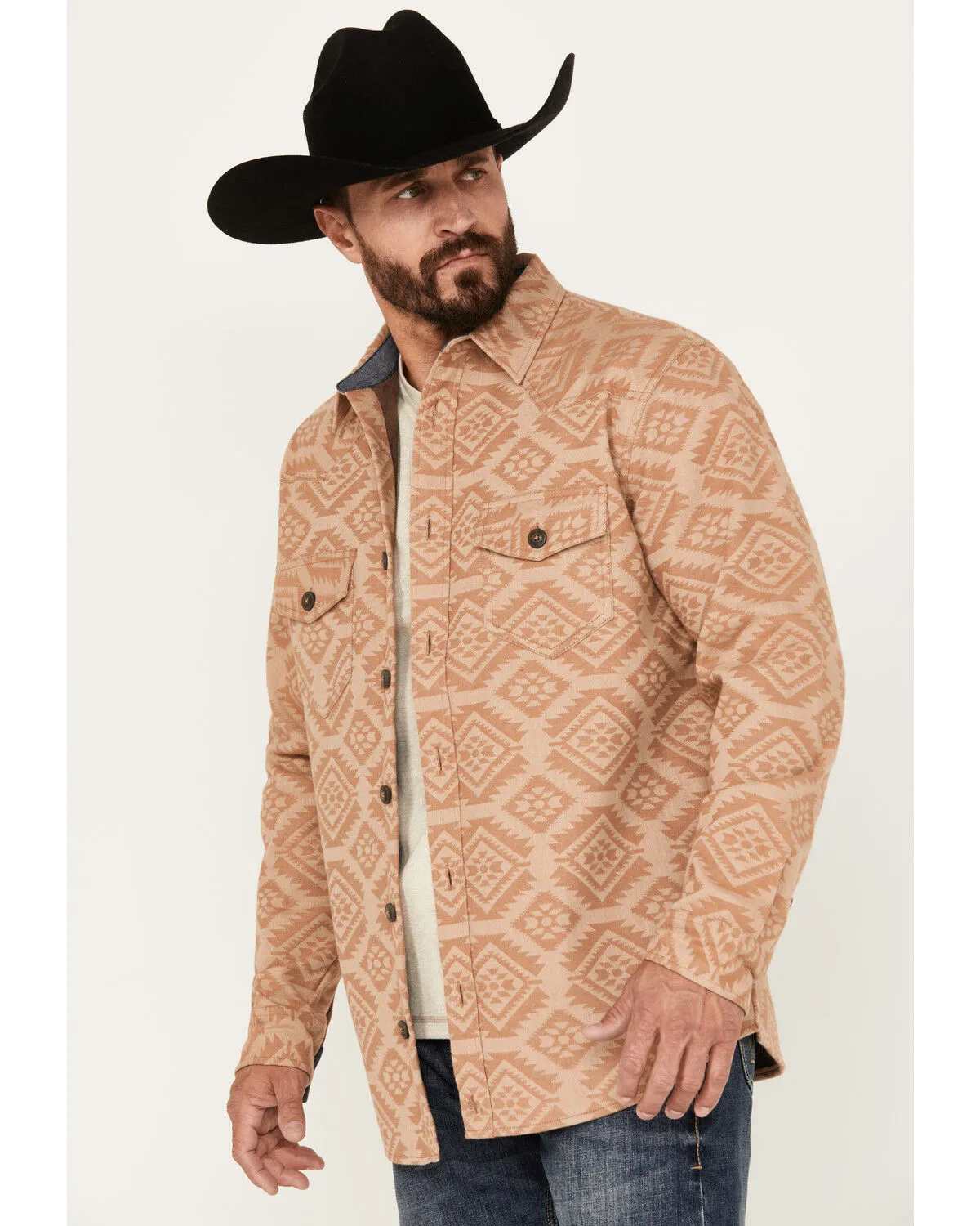 Product Name:  Cody James Men's Firefly Southwestern Print Shirt Jacket