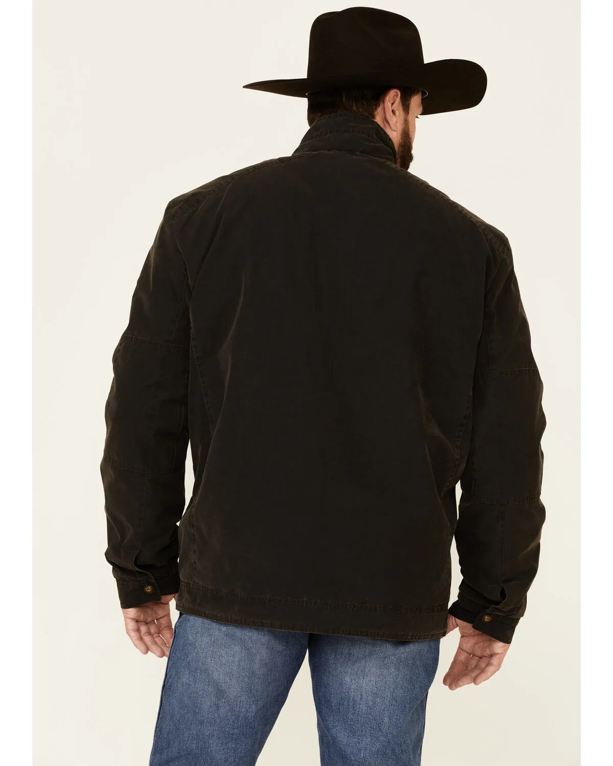 Product Name:  Cripple Creek Men's Coffee Brown Enzyme Washed Storm-Flap Concealed Carry Jacket