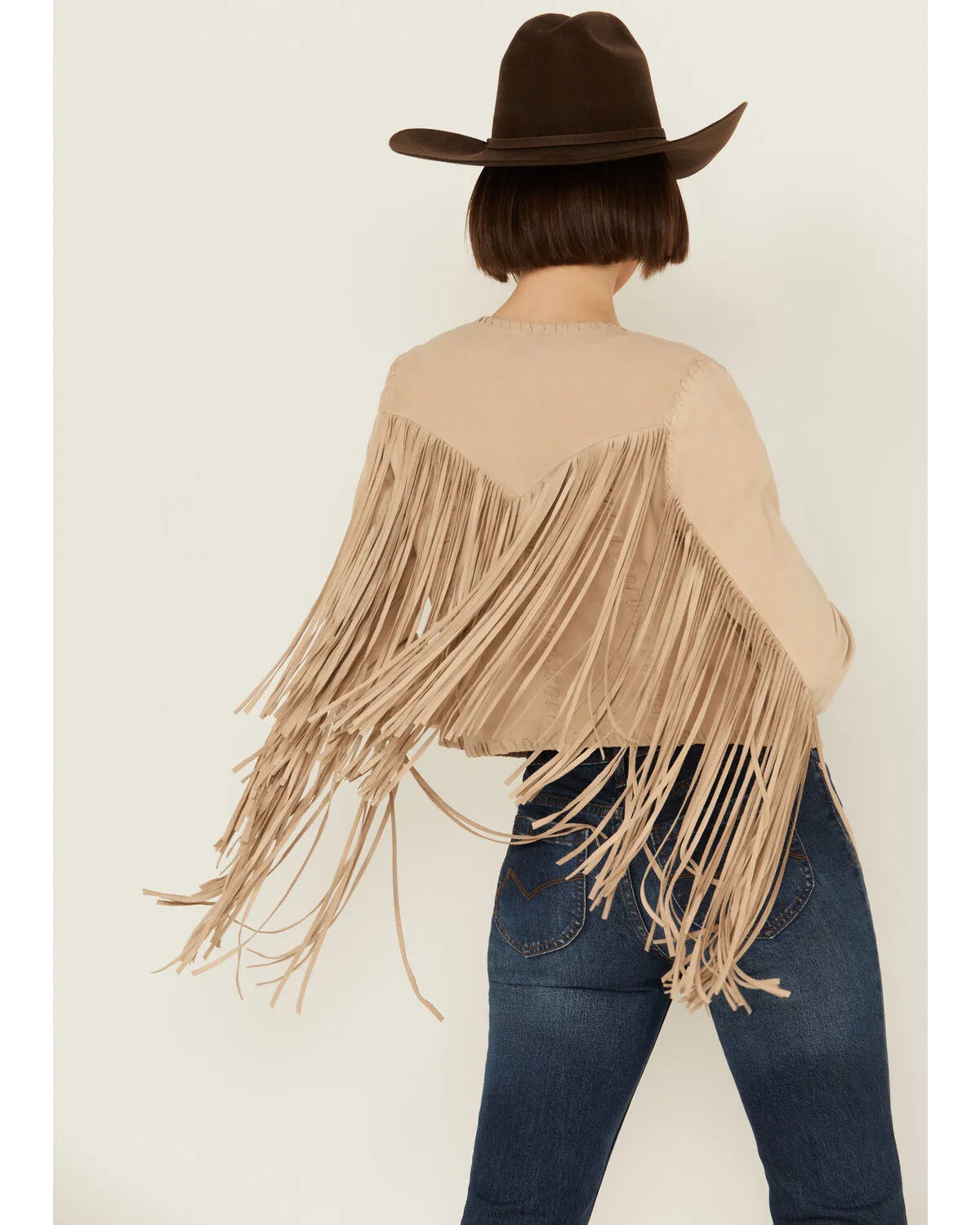 Product Name:  Shyanne Women's Whip Stitch Fringe Suede Jacket