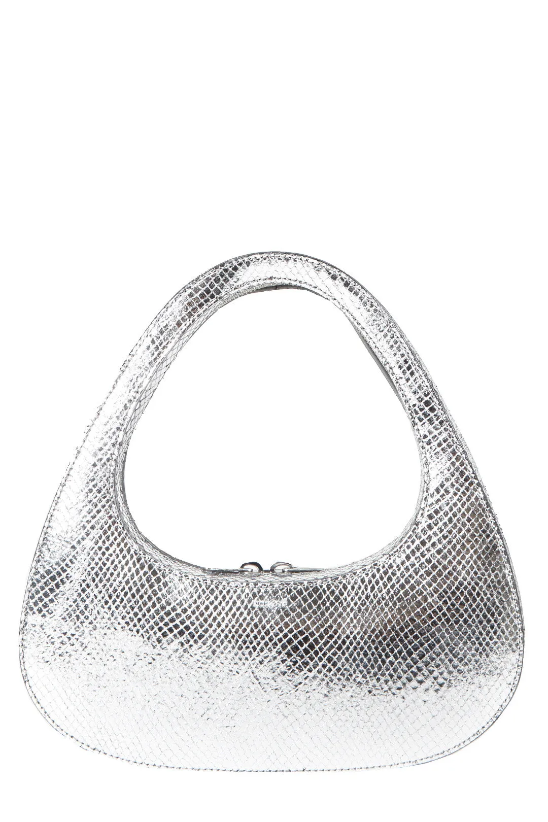 Python-Embossed Baguette Swipe Bag