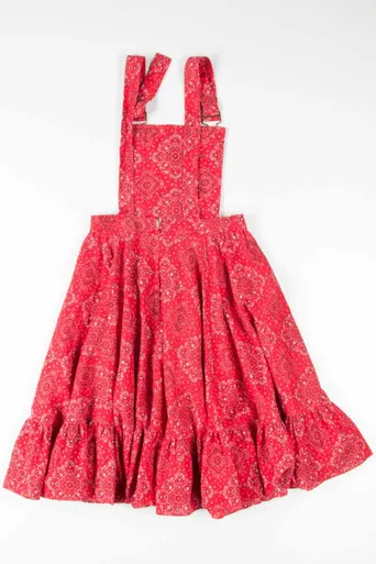 Red Bandana Pinafore Skirt