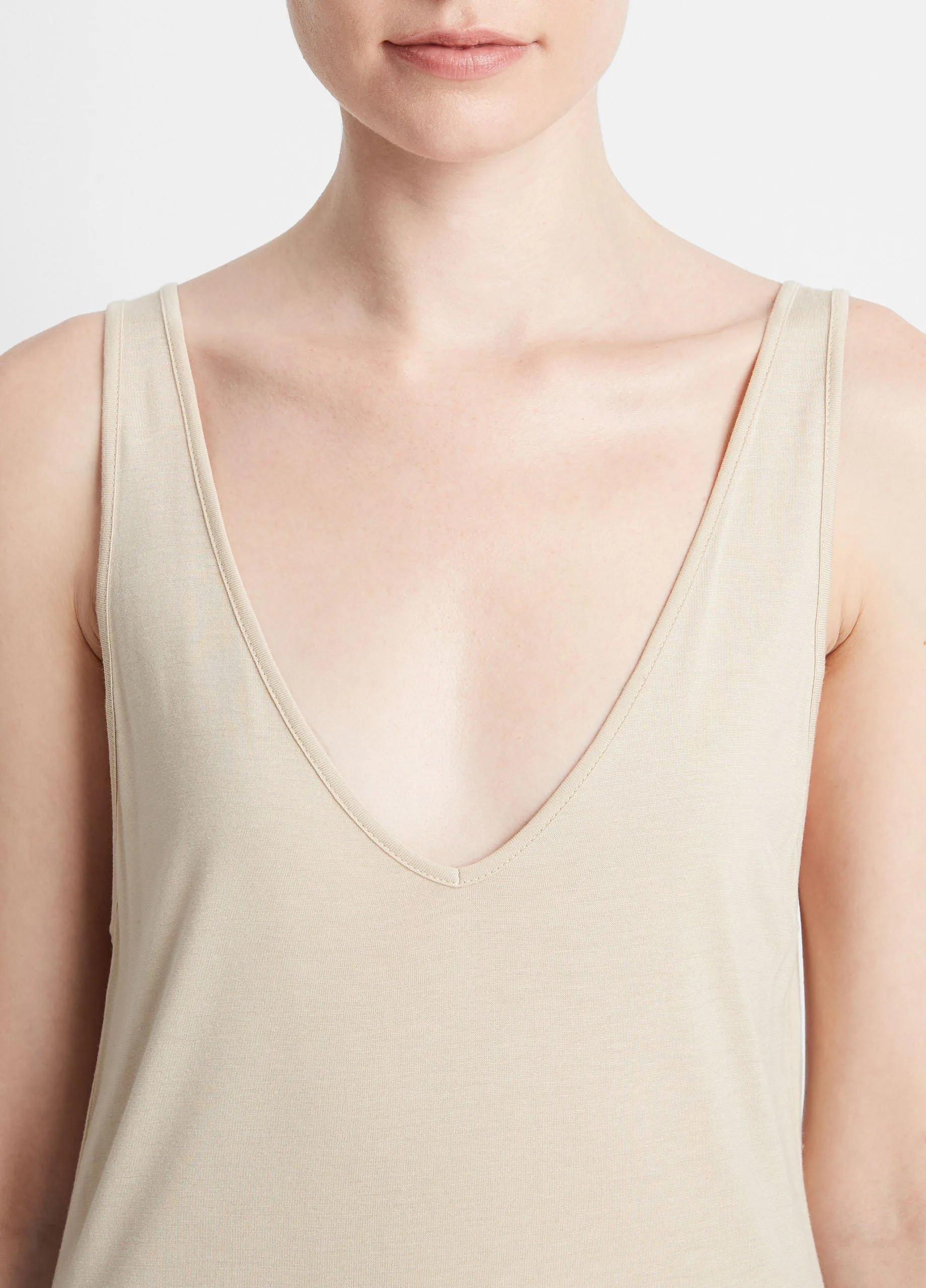 Relaxed V-Neck Tank