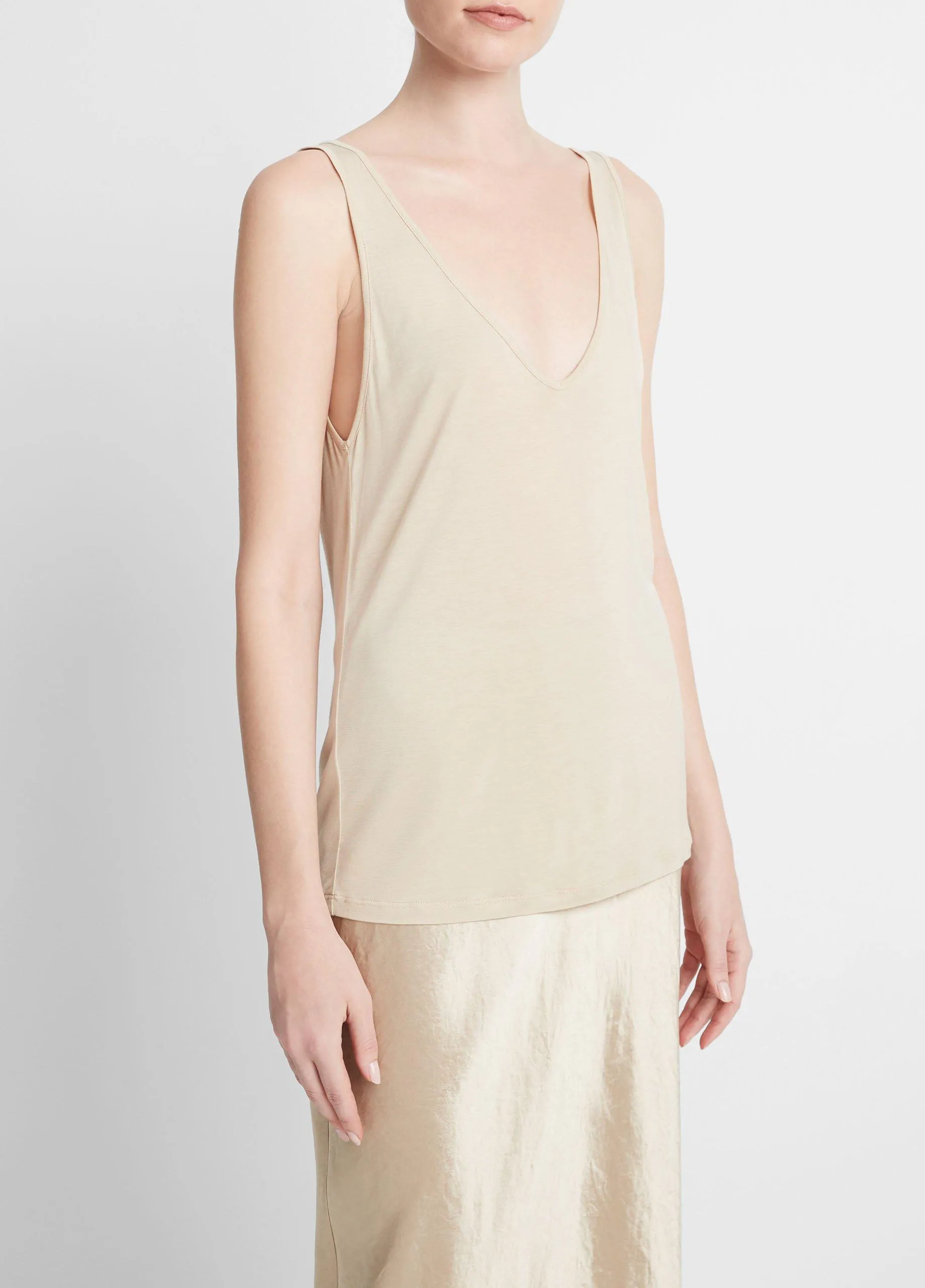 Relaxed V-Neck Tank