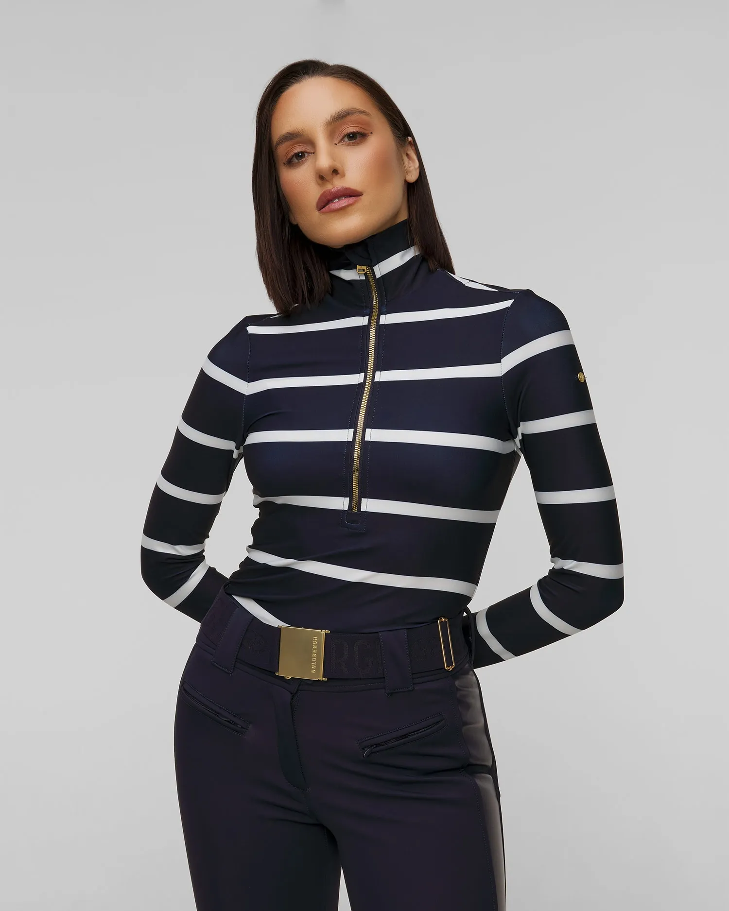 Ribbed zip turtleneck Goldbergh Maxime GB31320244-6