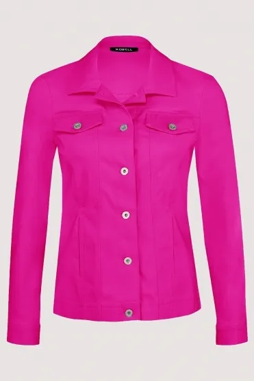 Robell Stretch Fabric Happy Jacket - Cabaret Pink - 57609-5499-433