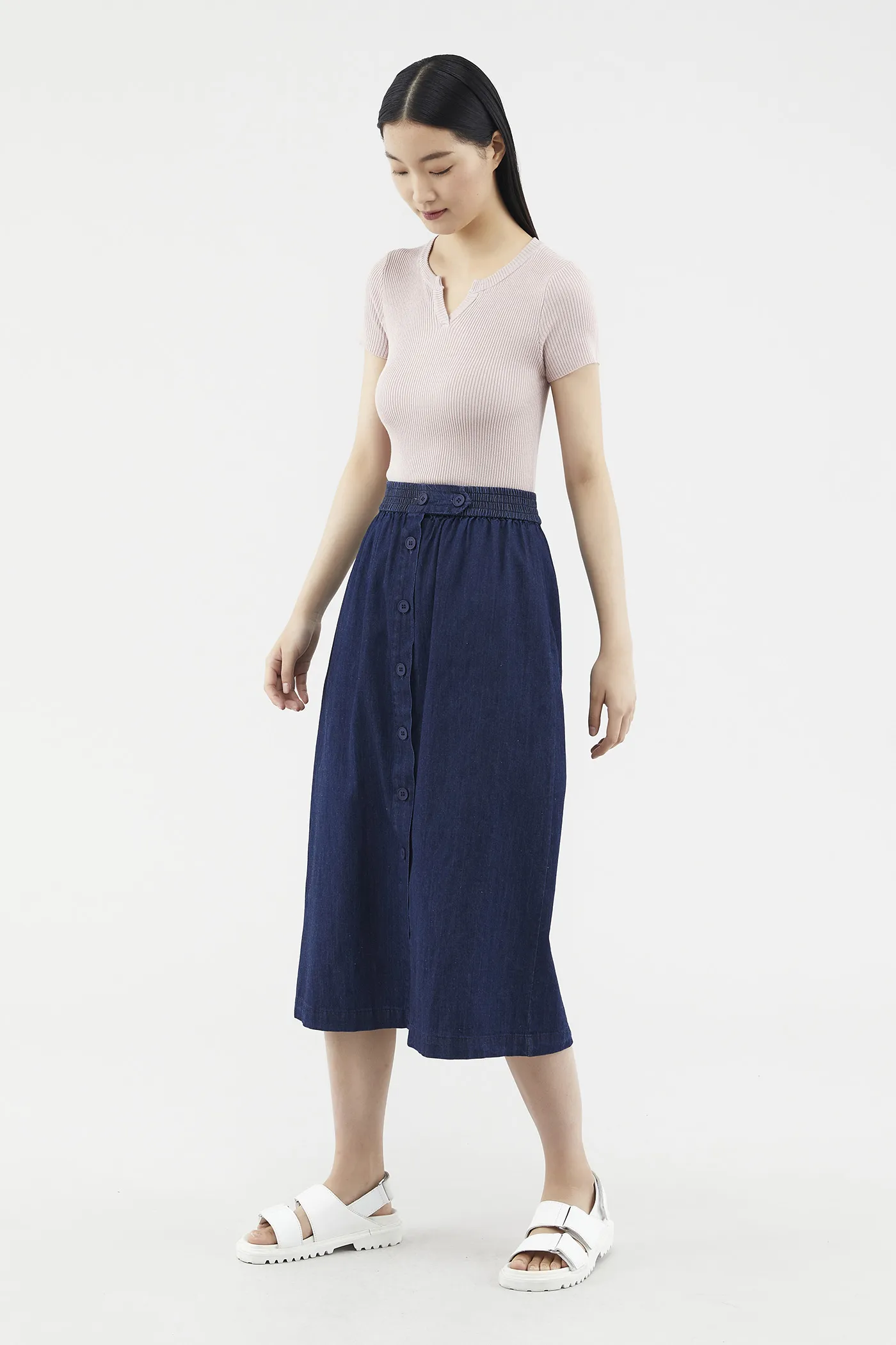 Rubby Button-through Skirt