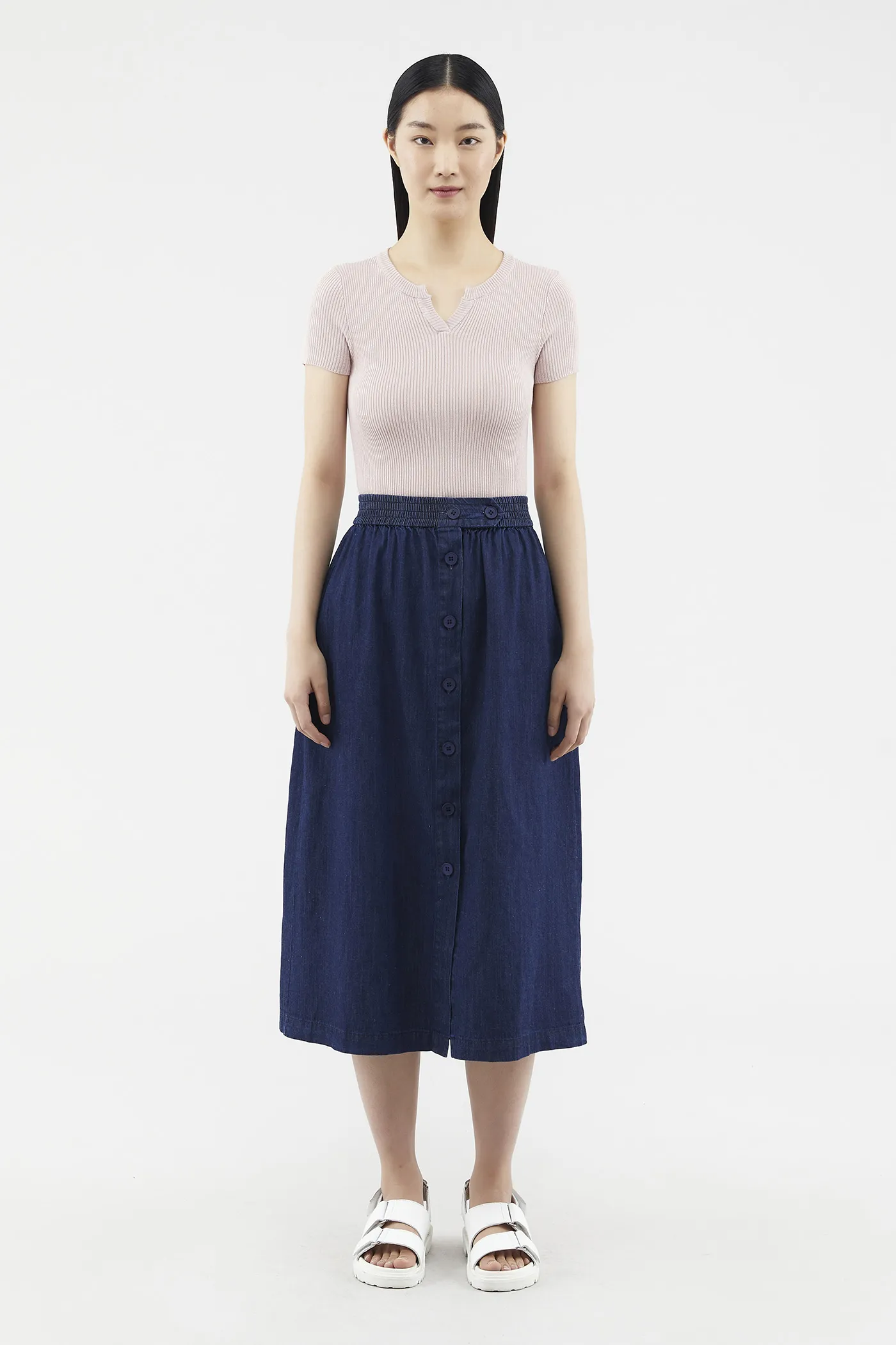 Rubby Button-through Skirt