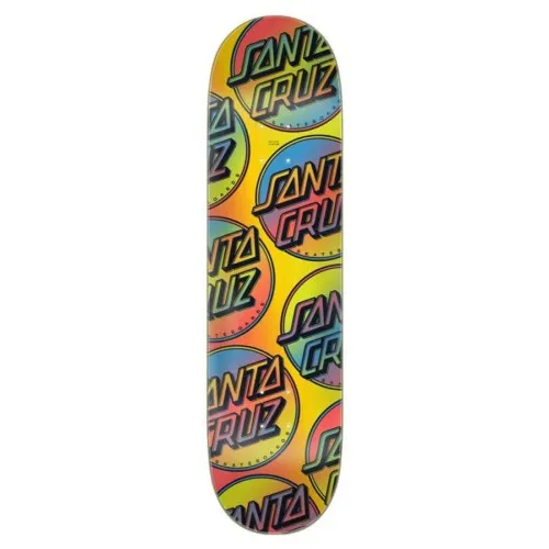 Santa Cruz Contra Allover Skate Deck  Comes with a sheet of Free grip tape.