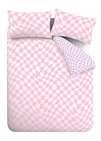 Sassy B Checkerboard Wave Duvet Cover Set | Kaleidoscope