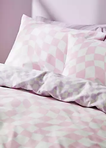 Sassy B Checkerboard Wave Duvet Cover Set | Kaleidoscope