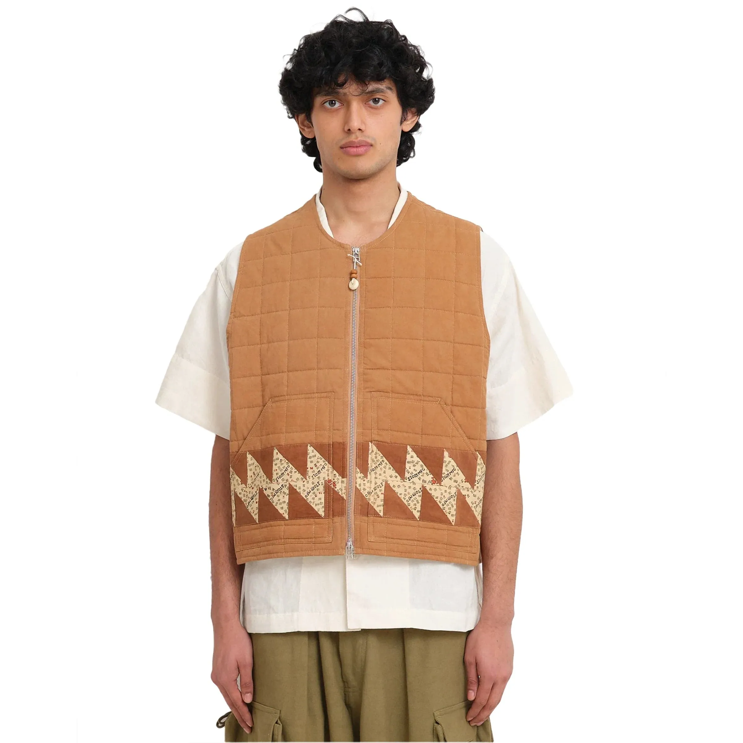 SATURN VEST BROWN LIGHTNING | Bodega