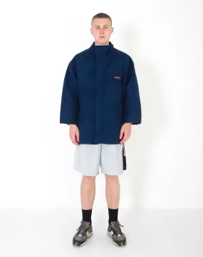 SCHOTT N.Y.C PETROL BLUE WINDBREAKER (L)