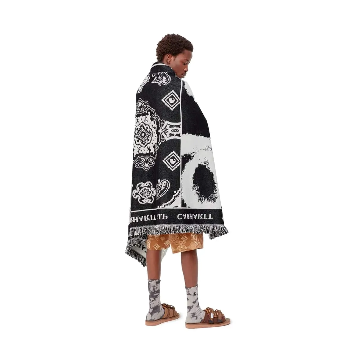 SCOPE WOVEN BLANKET VERSE JACQUARD/HAMILTON BROWN | Bodega