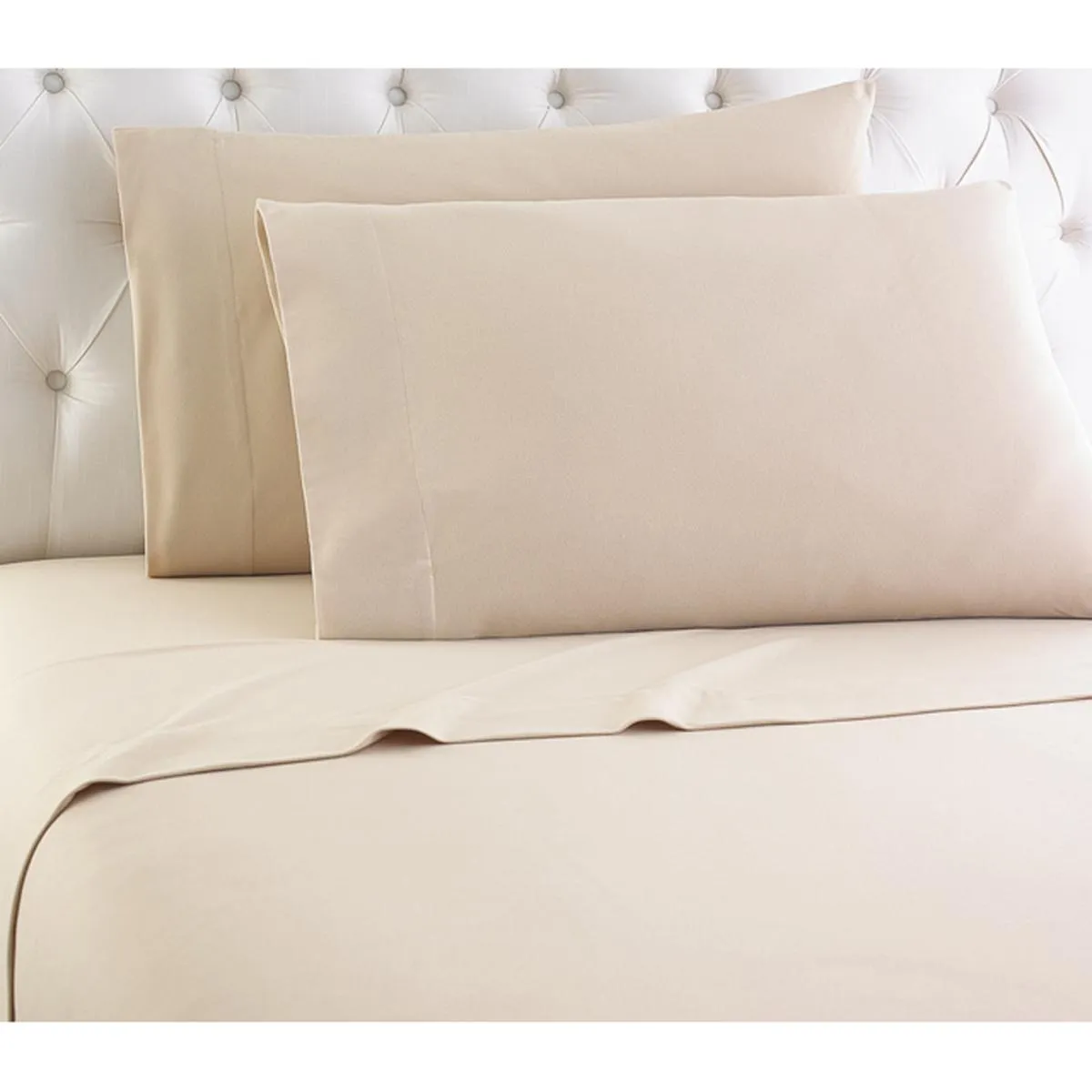 Shavel Micro Flannel Solid Color Sheet Set - Queen