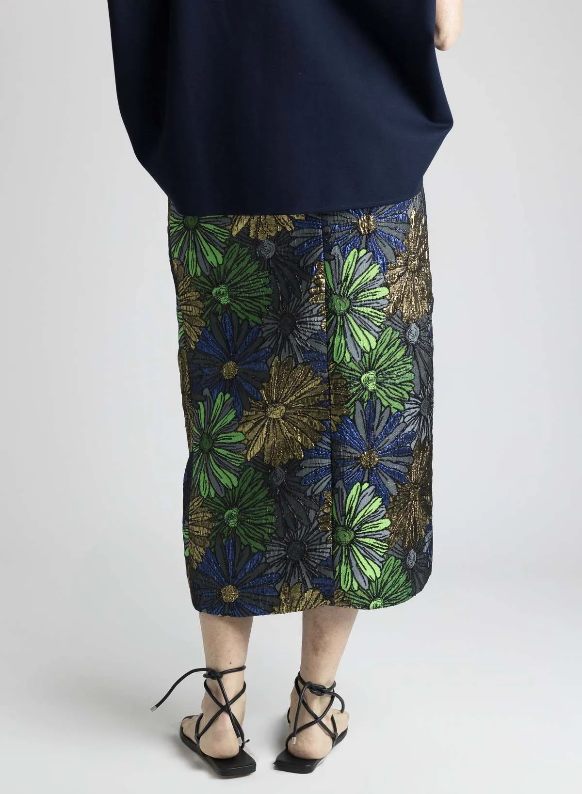 Shimmer Skirt - Deadstock Floral