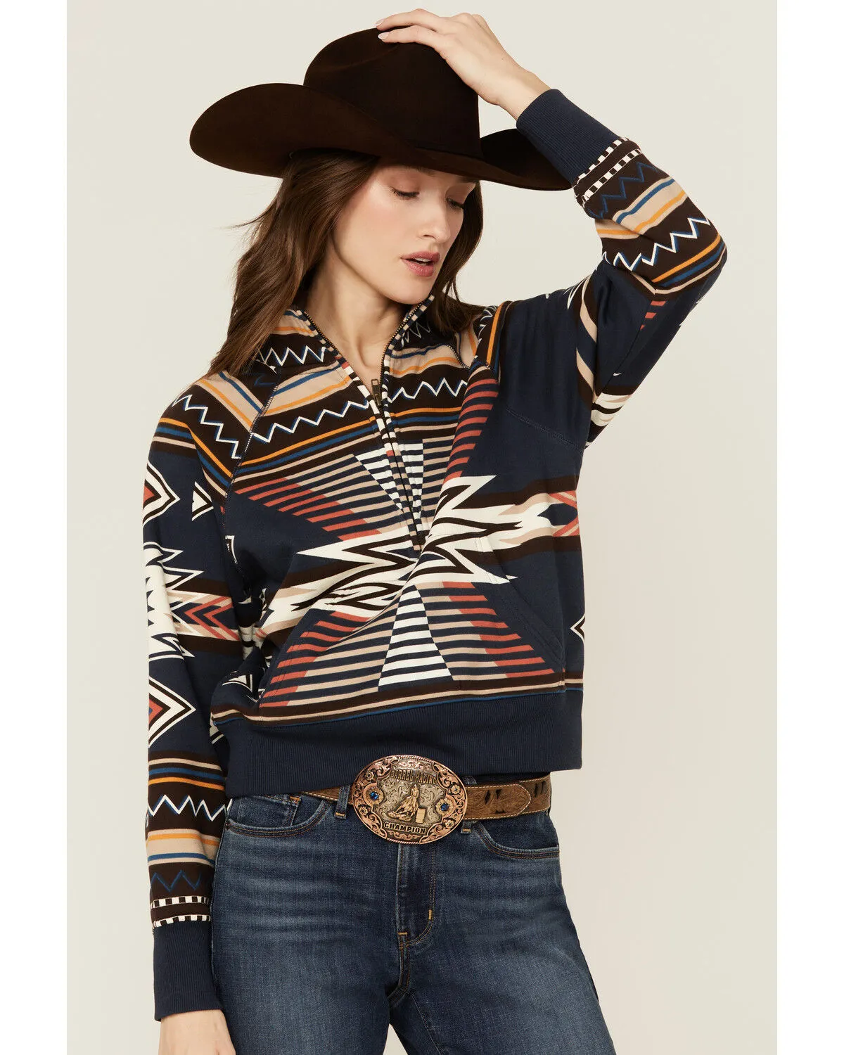 Shyanne Ranch Women's Southwestern Print Pullover