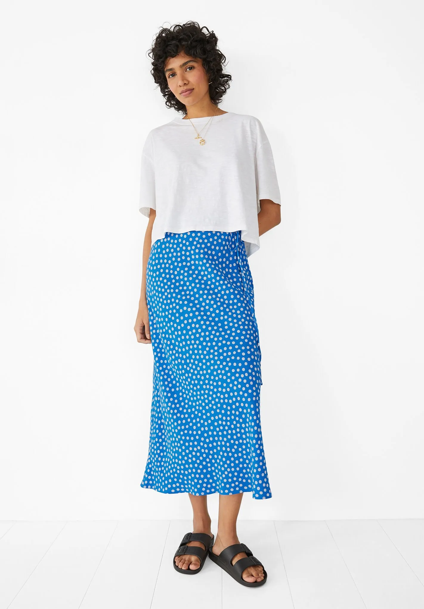 Simone Belted Midi Skirt