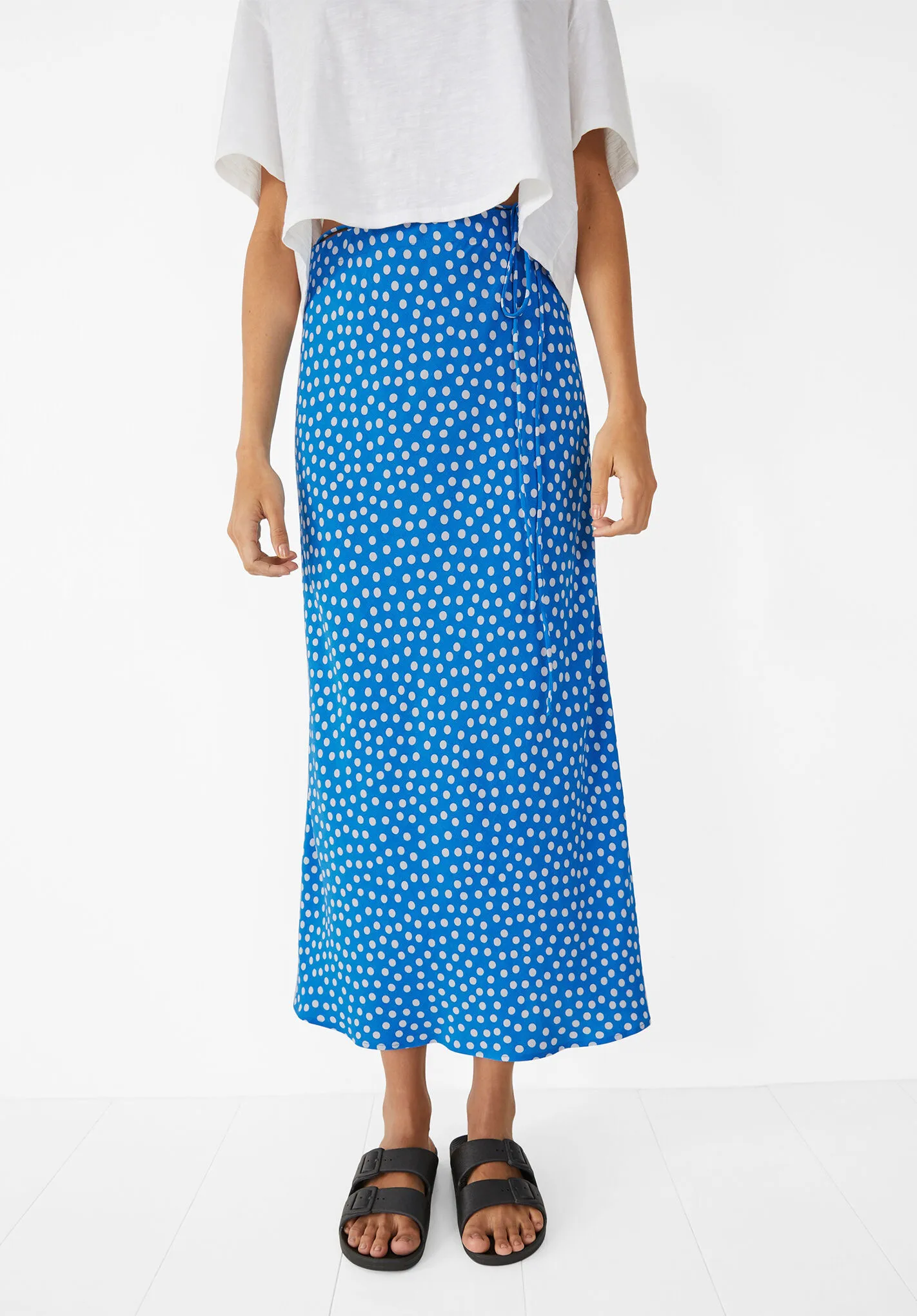 Simone Belted Midi Skirt