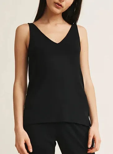 SKIN NADIRA Reversible Tank in Black 