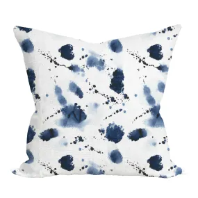 Splat Indigo Pillow