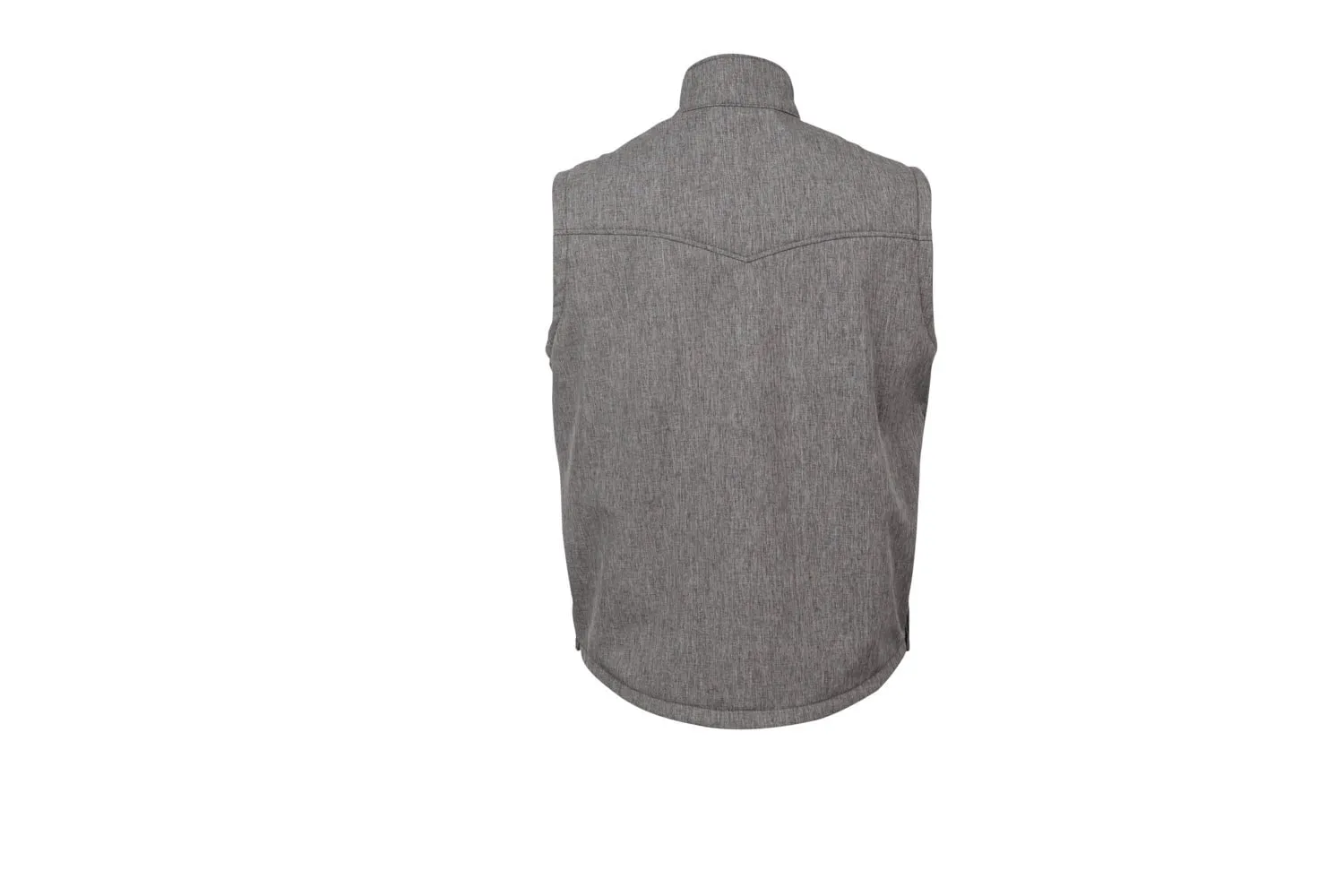 STS Ranchwear Mens Barrier Vest Heather Grey Polyester Softshell Vest