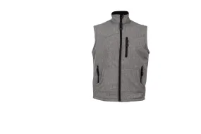 STS Ranchwear Mens Barrier Vest Heather Grey Polyester Softshell Vest