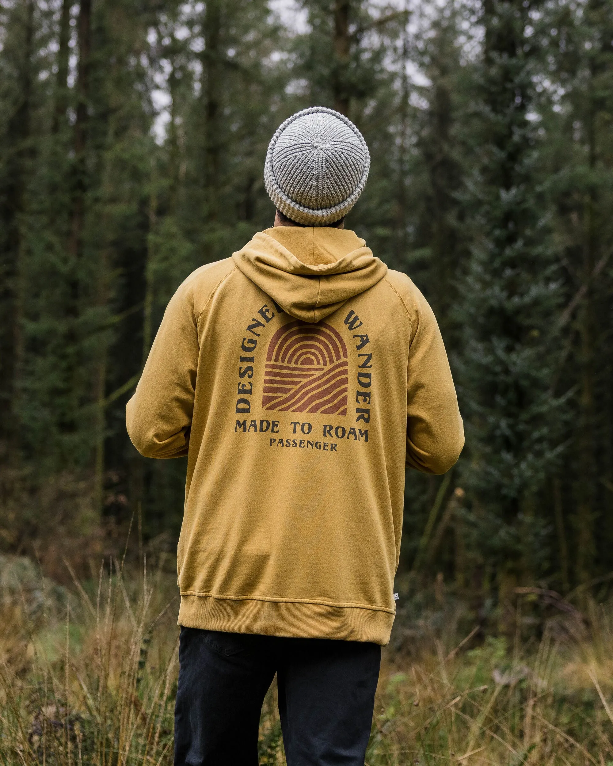 Sundown Recycled Cotton Hoodie - Mustard Gold