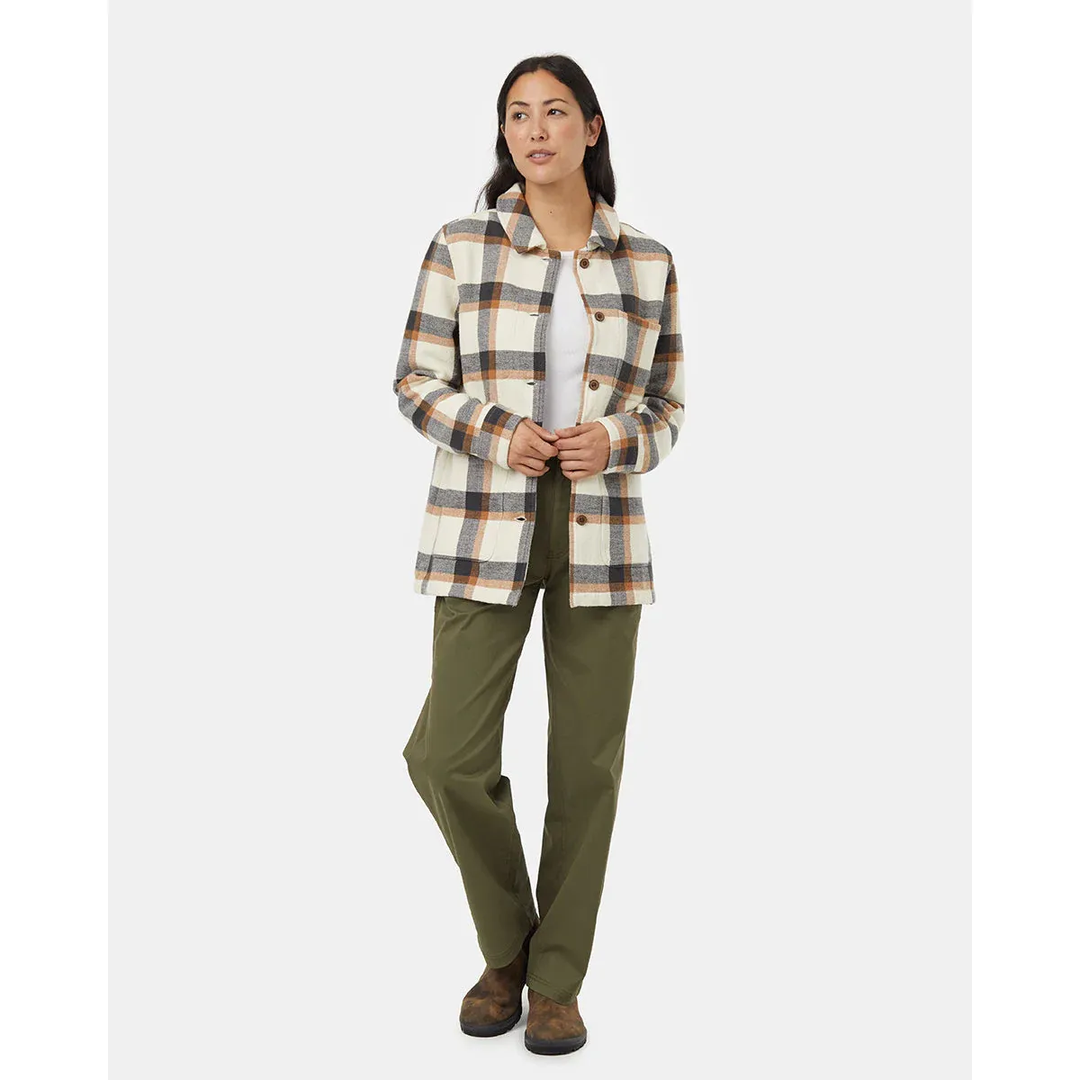 Tentree Flannel Utility Jacket Women's