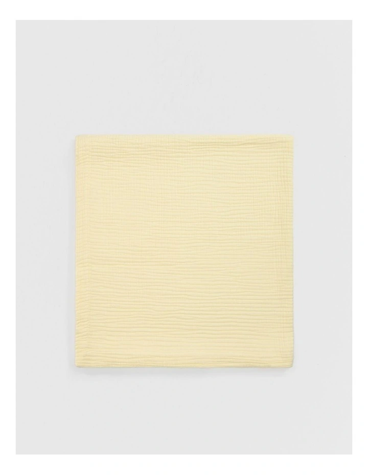 Textured Pram Blanket in Butter