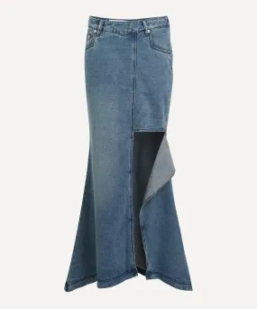 The Cascade Denim Skirt