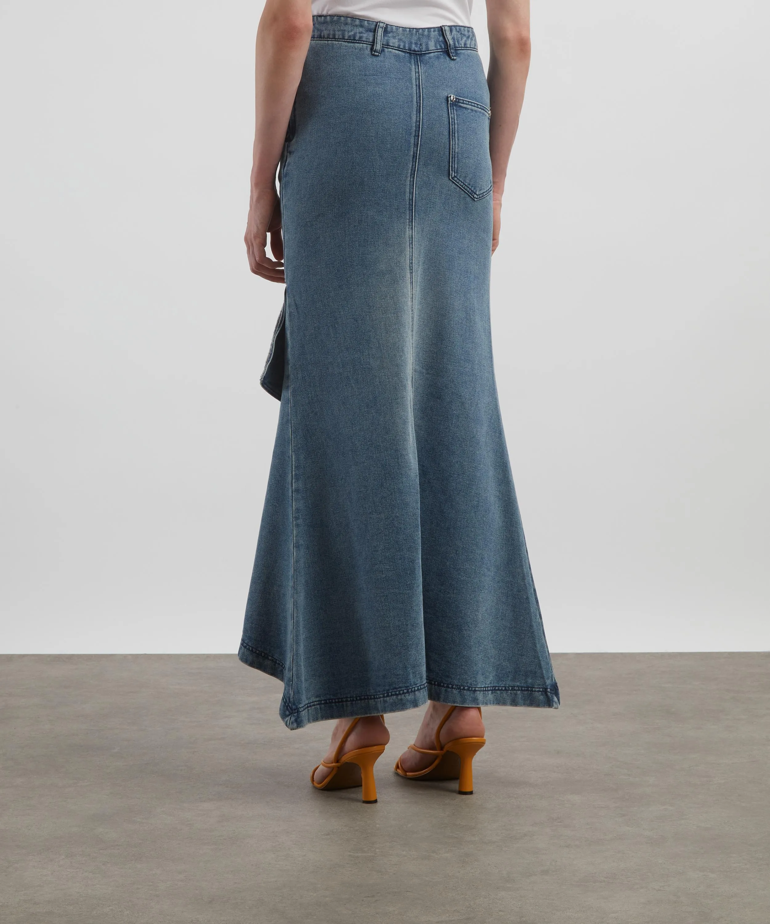 The Cascade Denim Skirt