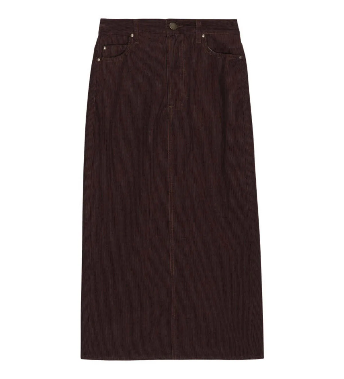 The Column Skirt - Cinnabar