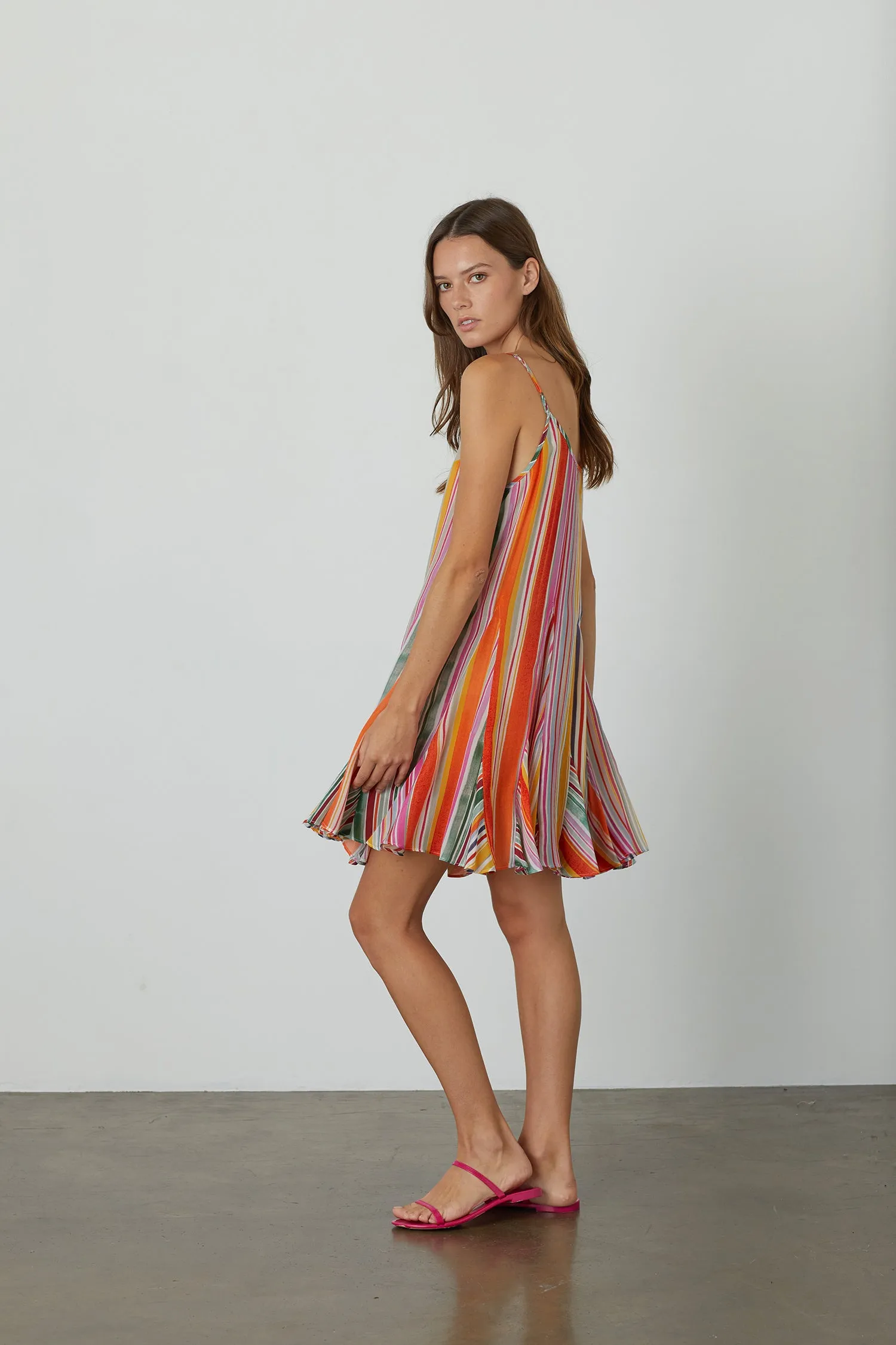 TIANA PRINTED TANK DRESS IN MULTI