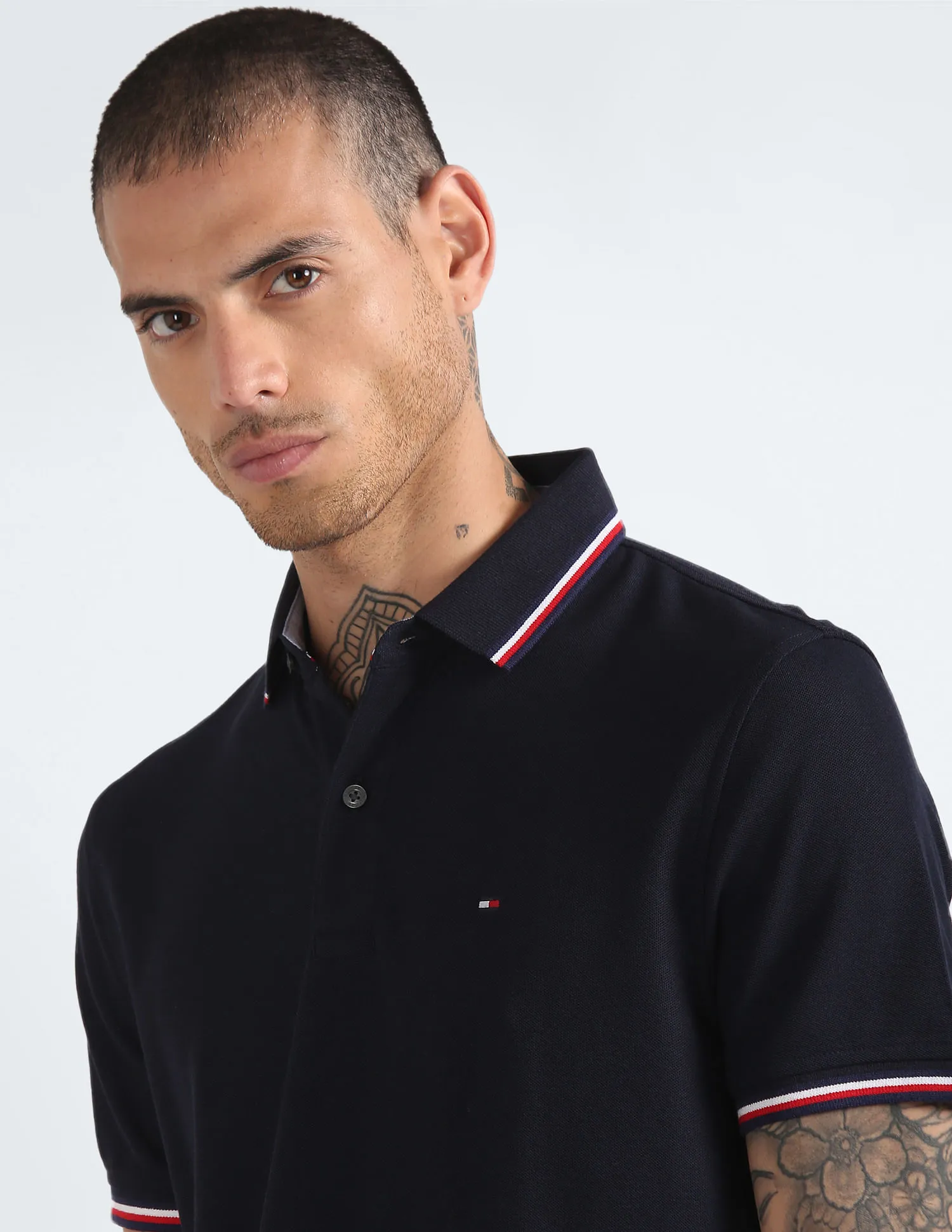 Tommy Hilfiger Solid Wicking Polo Shirt