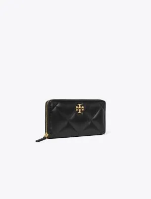 Tory Burch Kira Diamond Quilt Zip Continental Wallet