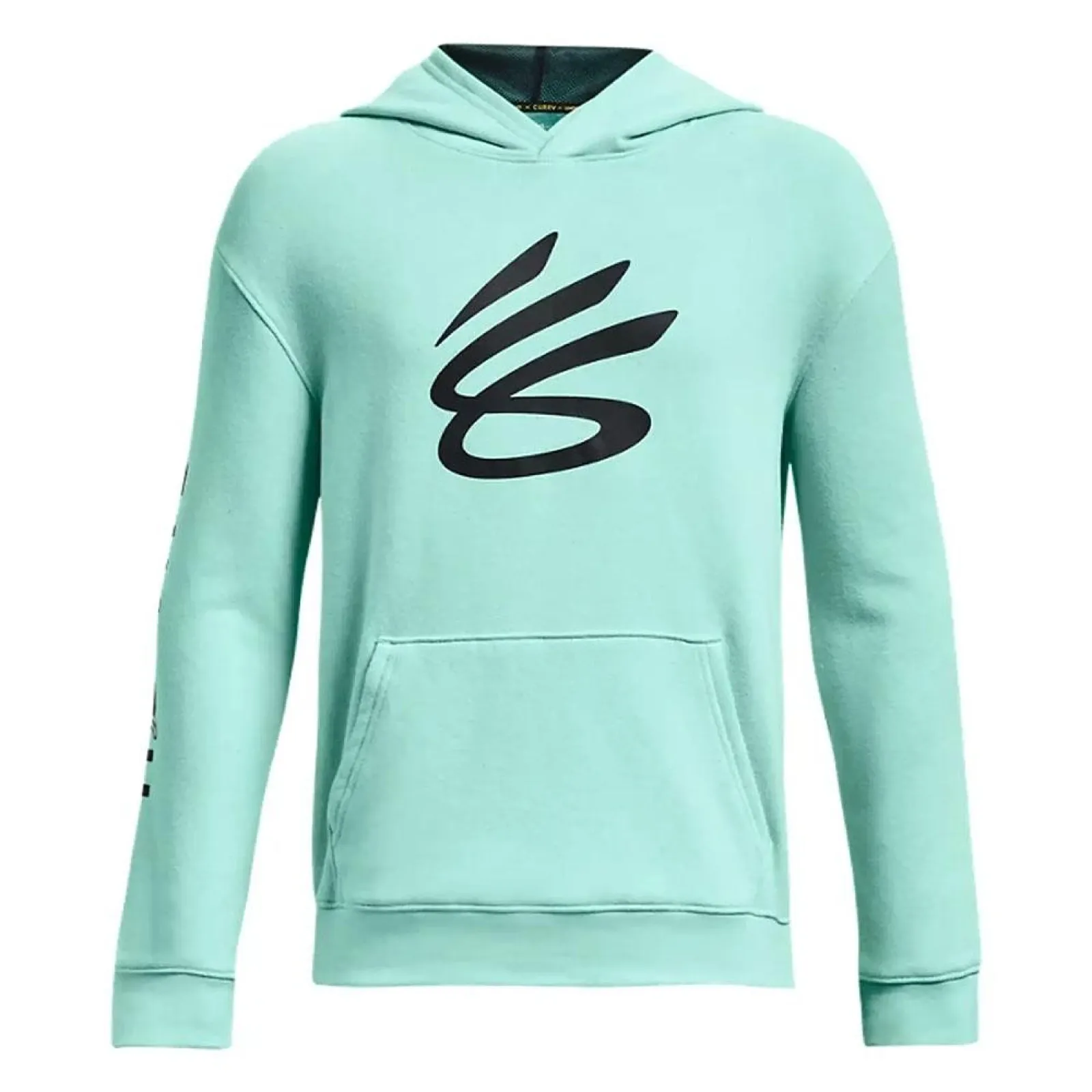 UA Curry Splash Graphic Kids Hoodie ''Turquoise''