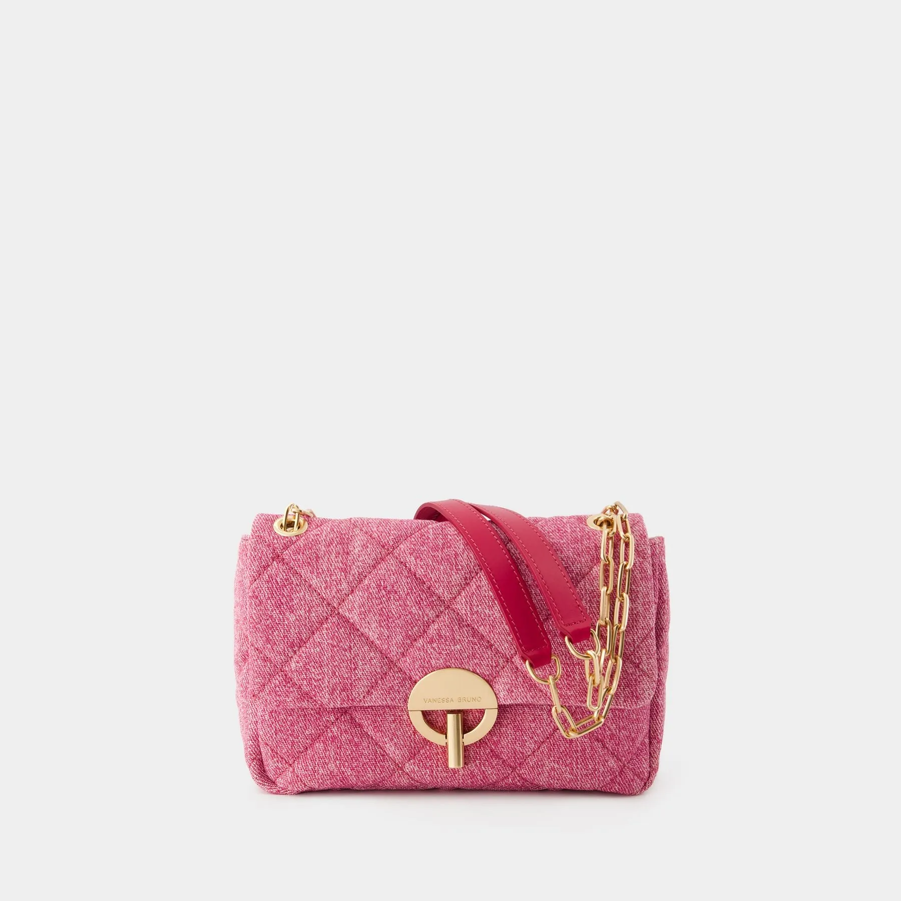 Vanessa Bruno  Moon Mm Crossbody - Vanessa Bruno - Cotton - Pink Fushia