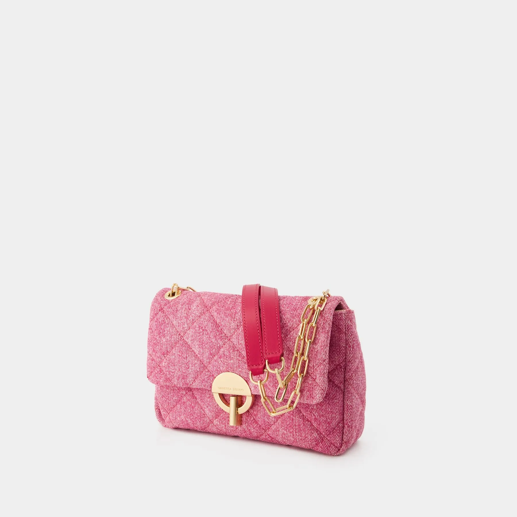 Vanessa Bruno  Moon Mm Crossbody - Vanessa Bruno - Cotton - Pink Fushia