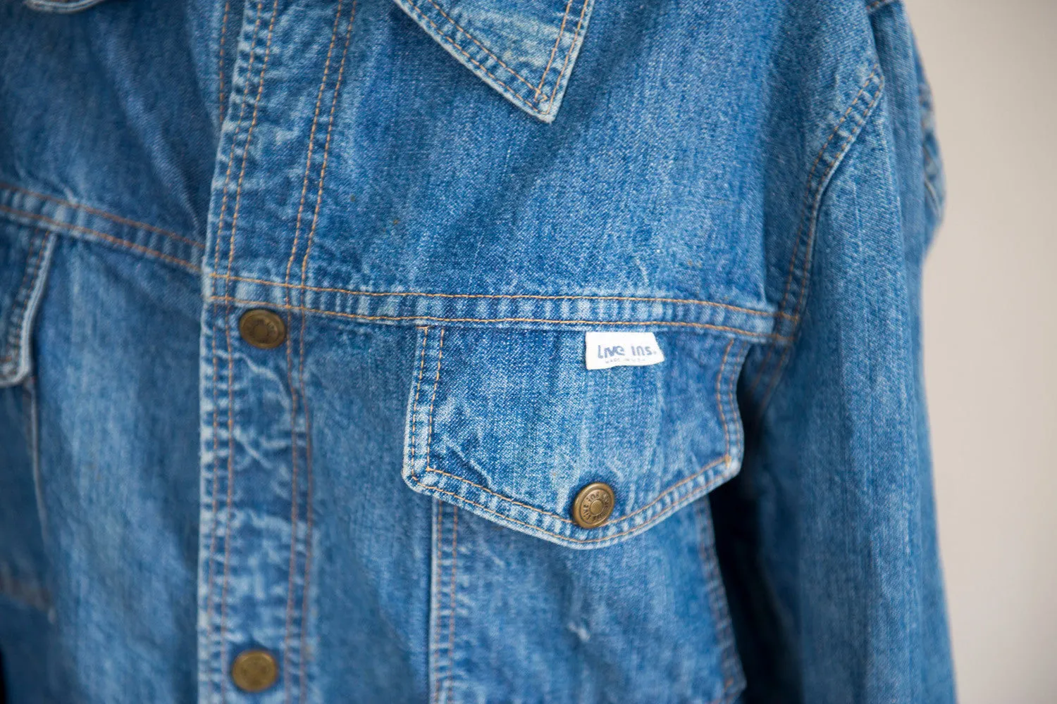 Vintage Women’s Denim Jacket - Live Ins Denim Jacket