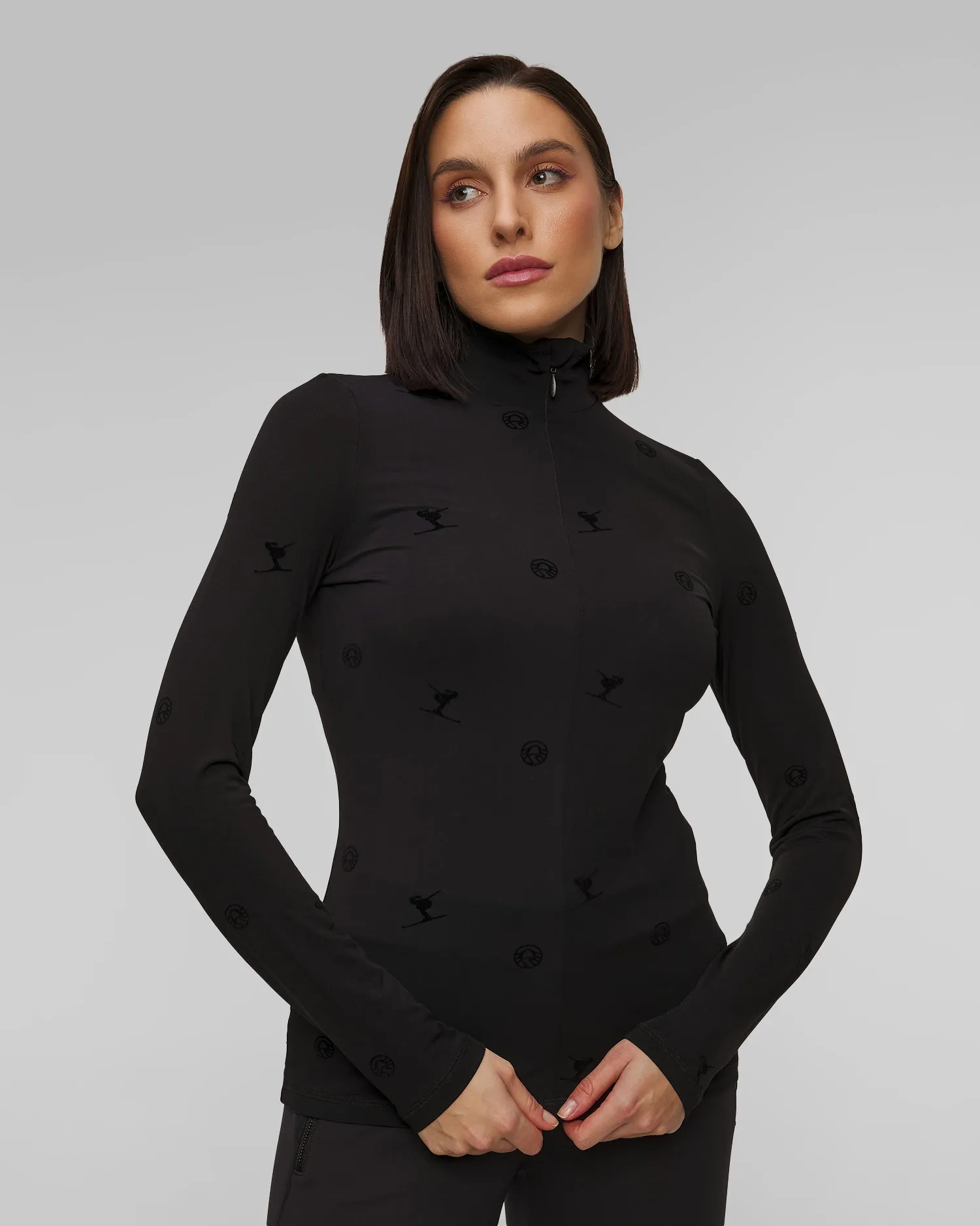 Women's black ski turtleneck Sportalm 1823004690-5900