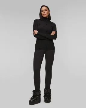 Women's black ski turtleneck Sportalm 1823004690-5900