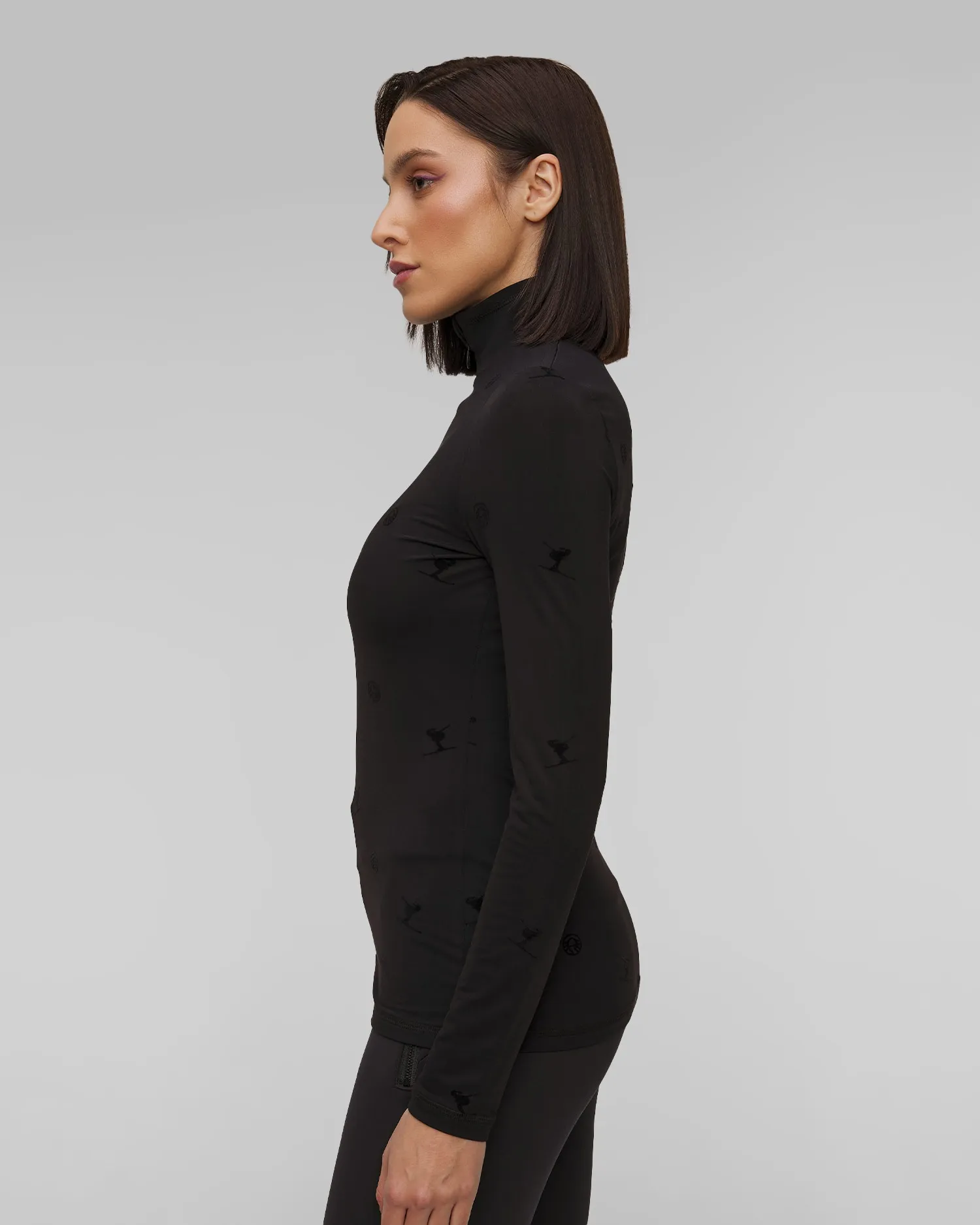 Women's black ski turtleneck Sportalm 1823004690-5900