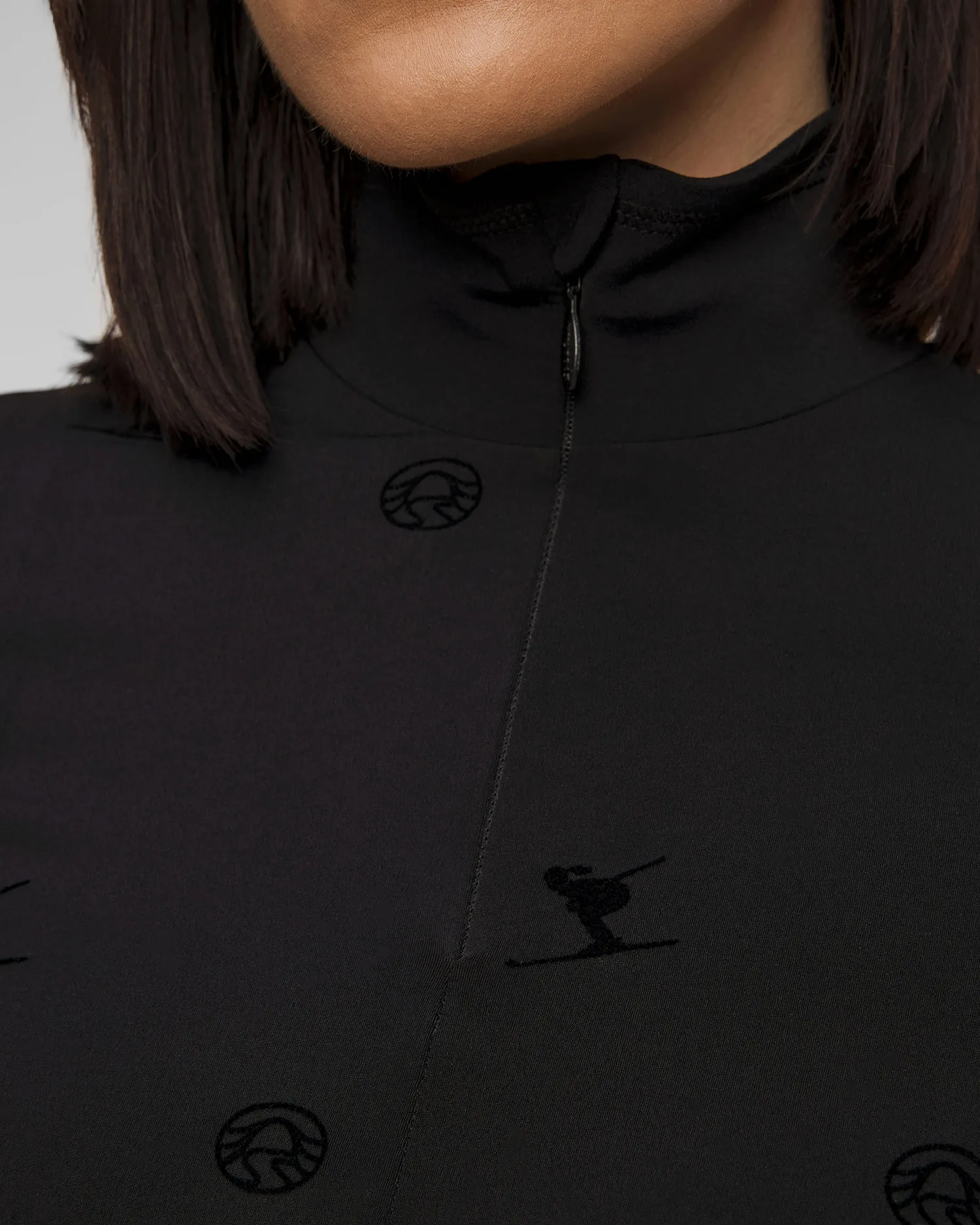 Women's black ski turtleneck Sportalm 1823004690-5900