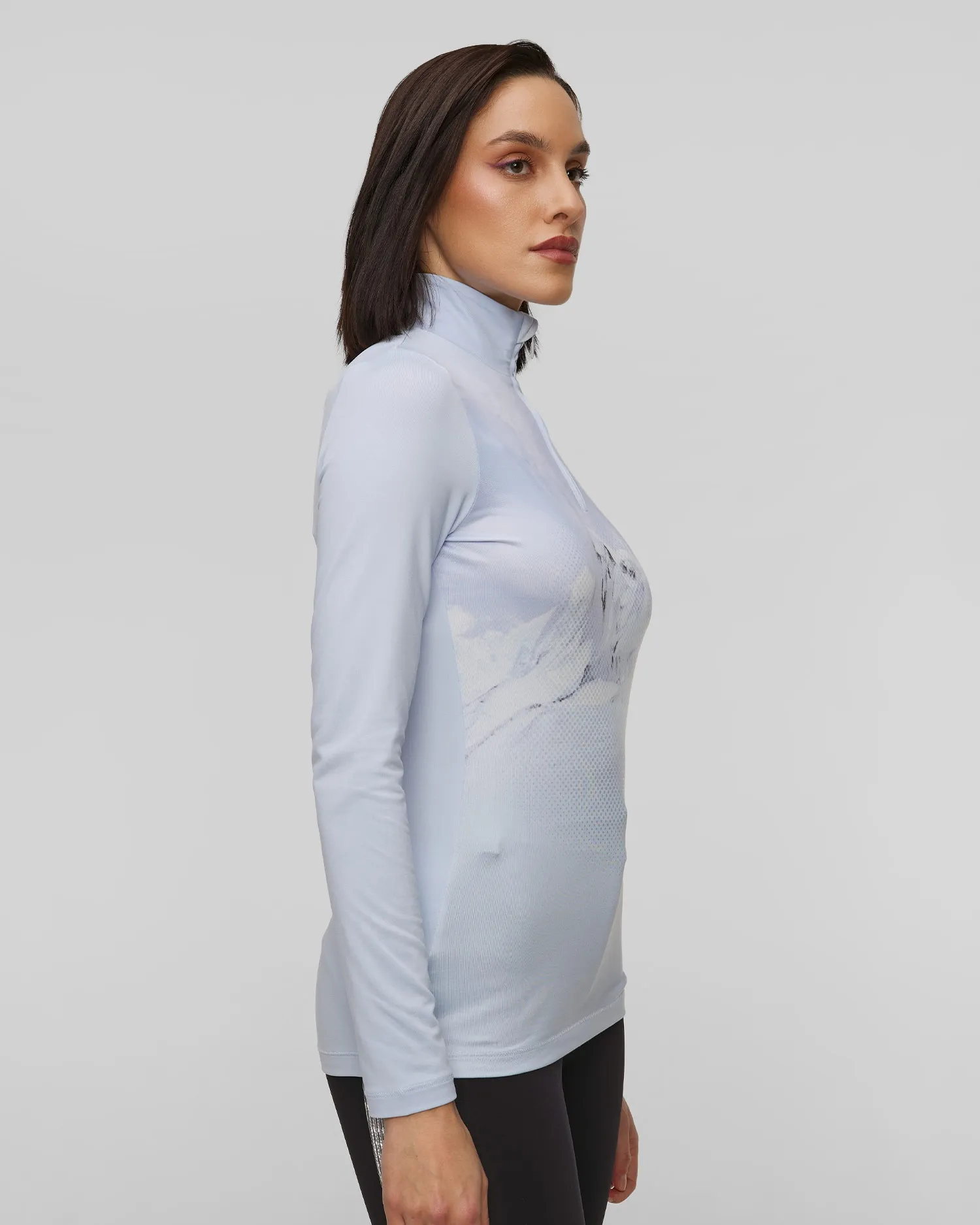 Women's blue ski turtleneck Sportalm 1823003764-2713