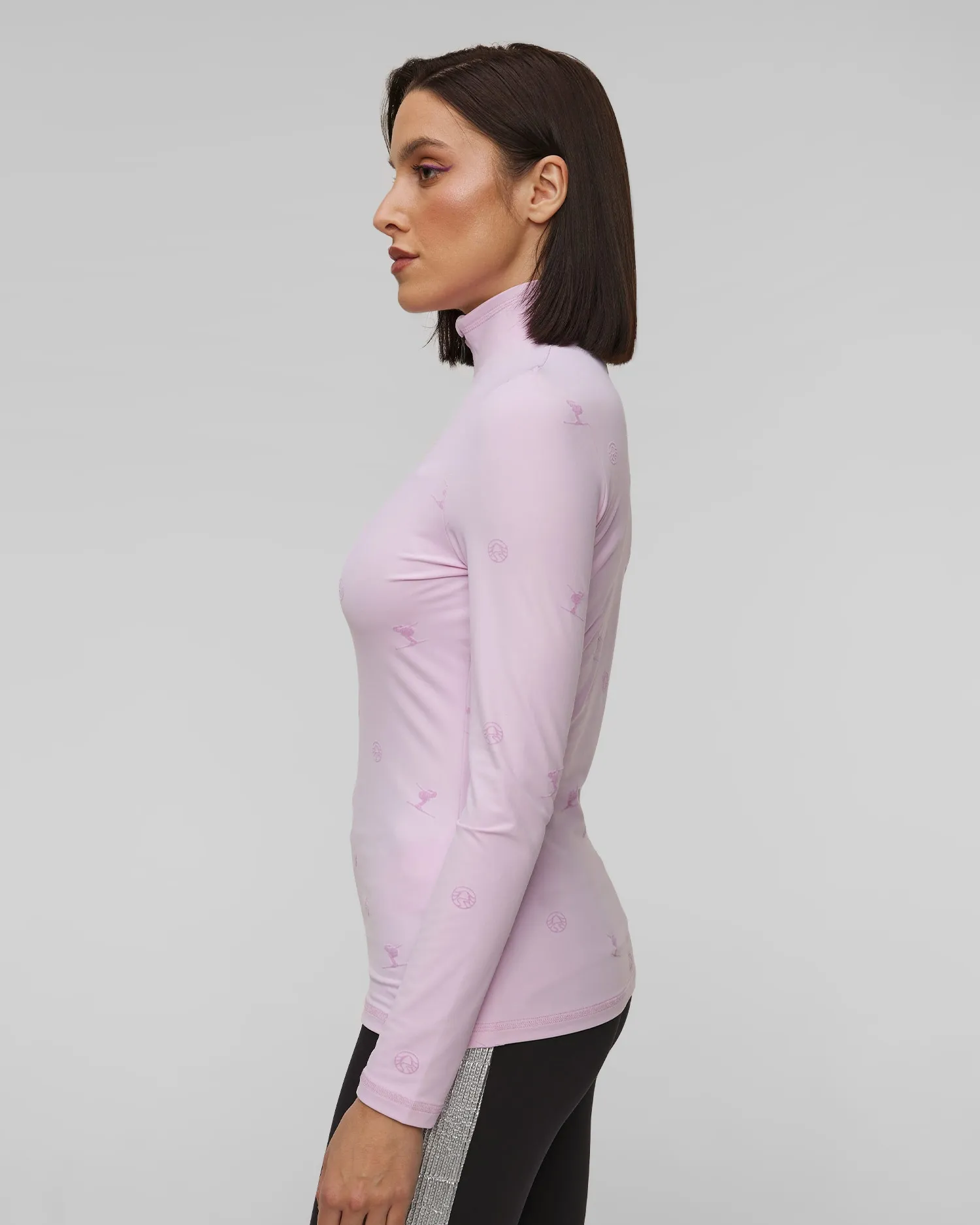 Women's pink ski turtleneck Sportalm 1823004690-7482