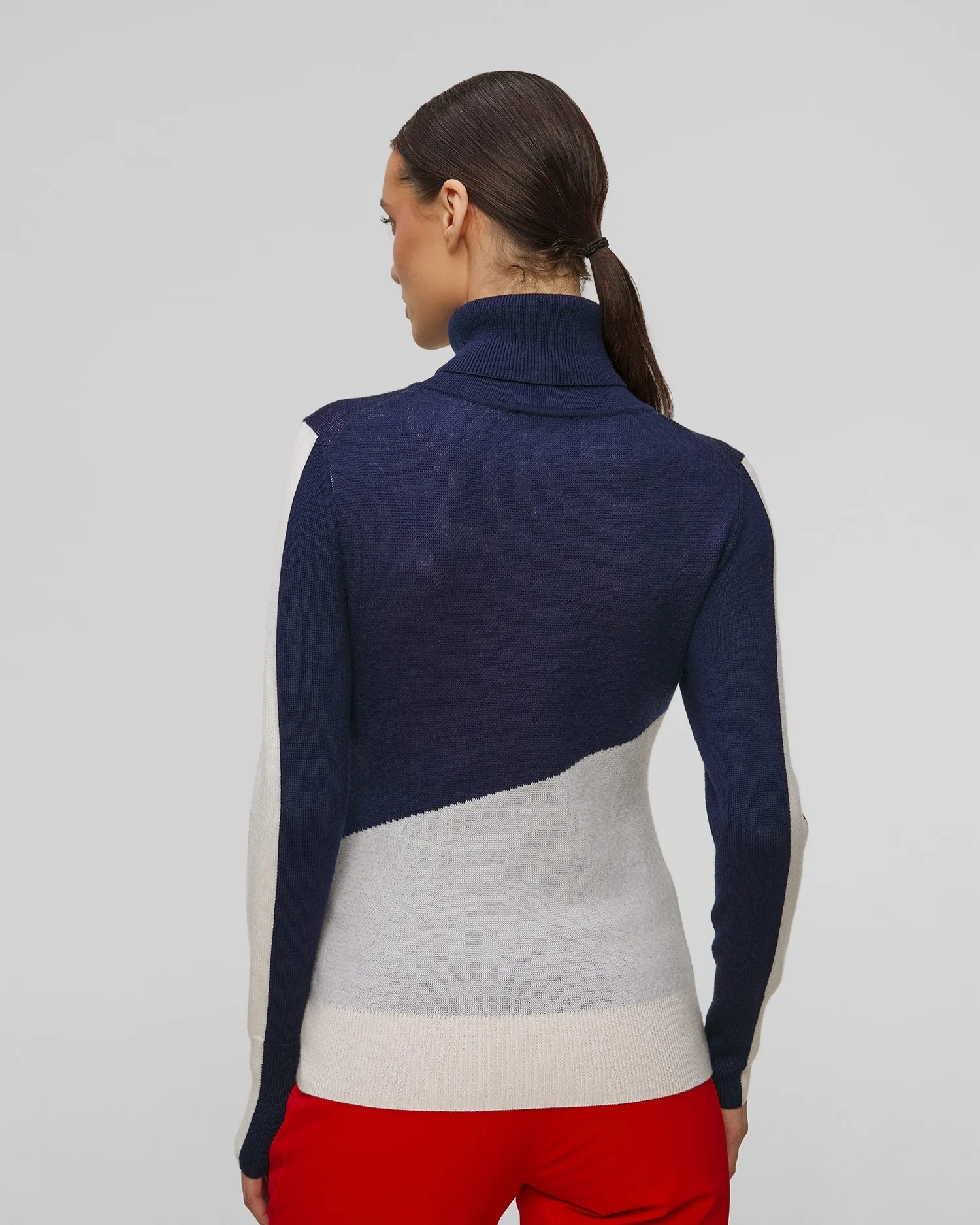 Women's wool turtleneck We Norwegians AfterSki 2305-60